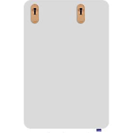 Whiteboard-Papierhaken Legamaster WOODEN, magnetisch, 2 Stück, B 70 x T 20 x H 170 mm, Buchenholz, lackiert